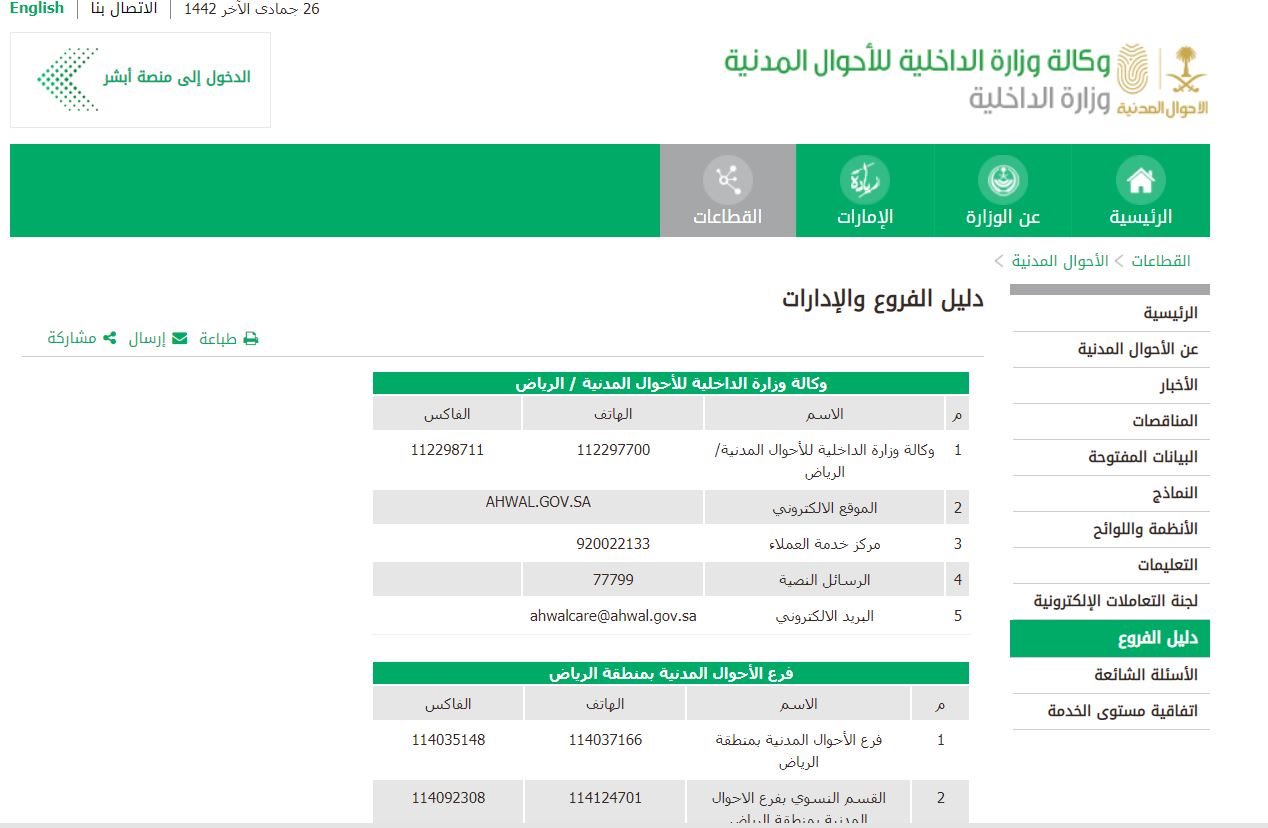 شروط تعديل المهنة في الاحوال المدنية