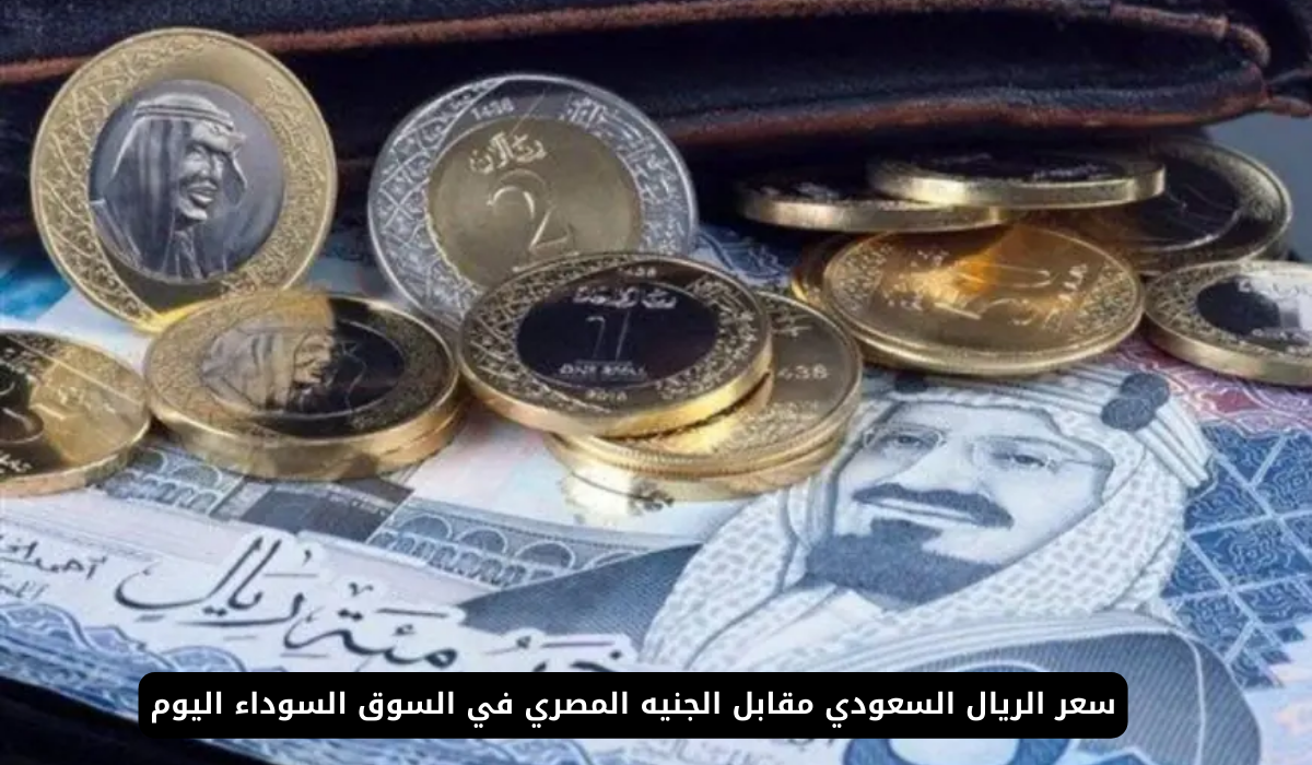 سعر الريال السعودي مقابل الجنيه المصري في السوق السوداء اليوم